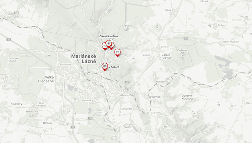 Obrázek Turistický vláček v Mariánských Lázních